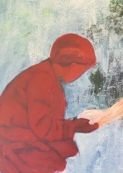 Painting excerpt "Motherlove" by the artist/founder Nasrin MIr